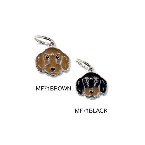 MY FAMILY Medaglietta Friends Bassotto Pelo Duro Nero - 