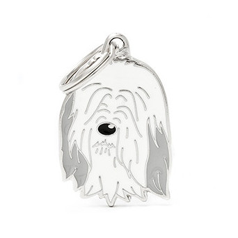 MY FAMILY Friends Bearded Collie Tag