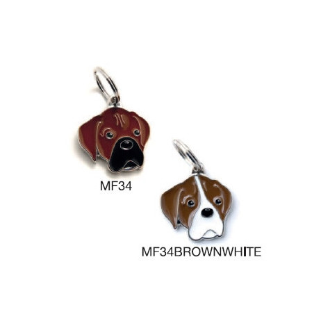 MY FAMILY Schwarze und braune Friends Boxer-Tags