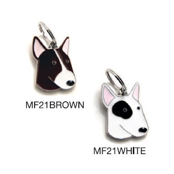 MY FAMILY Medaglietta Friends Bull Terrier Bianco - 
