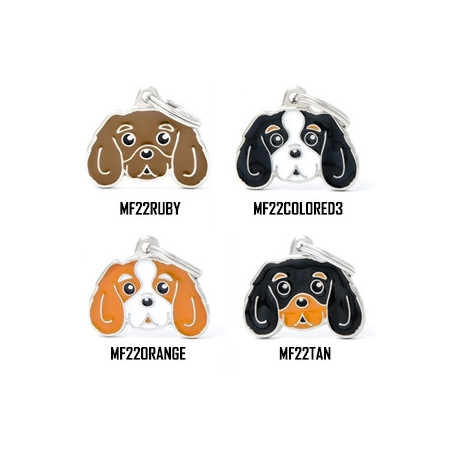 MY FAMILY Medaglietta Friends Cavalier King Blenheim - MF22ORANGE - 