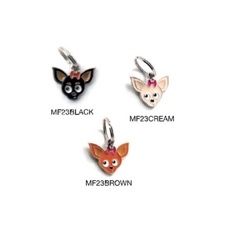 MY FAMILY Medaglietta Friends Chihuahua Nero - 