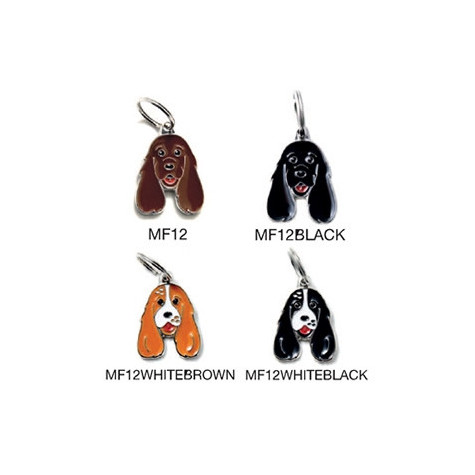 MY FAMILY White and Brown Friends Cocker Tag