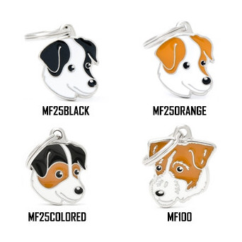 MY FAMILY Medaglietta Friends Jack Russel - MF25COLORED - 