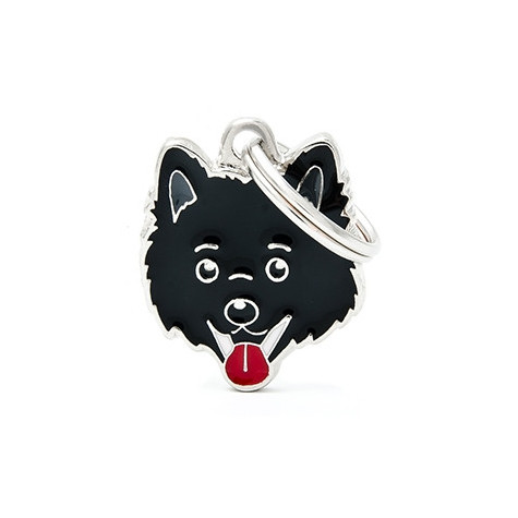 MY FAMILY Black Volpino Friends Tag