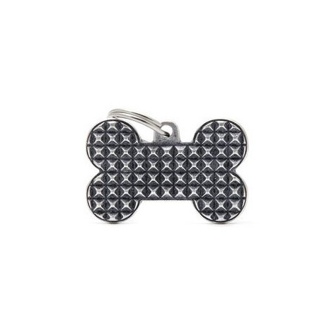 MY FAMILY Big Bone Tag with Studs