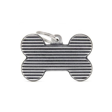 MY FAMILY Medaglietta Osso XL con Saracinesca - 