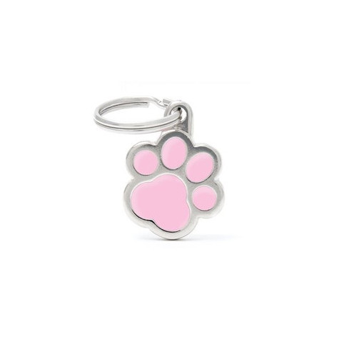 MY FAMILY Big Pink Paw Tag