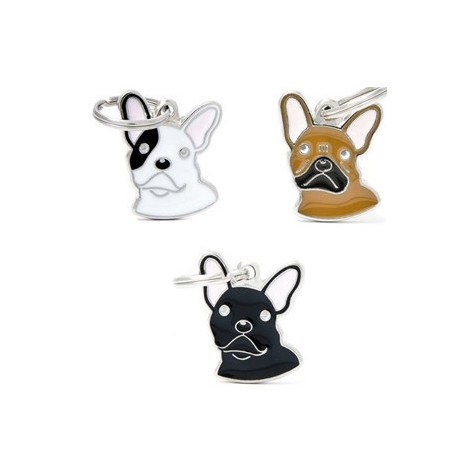 MY FAMILY Medaglietta Friends Bulldog Francese Marrone - 