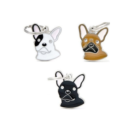 MY FAMILY Medaglietta Friends Bulldog Francese Marrone - 