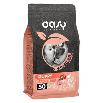 OASY Grain Free Puppy Small & Mini mit Truthahn 2,5 kg.