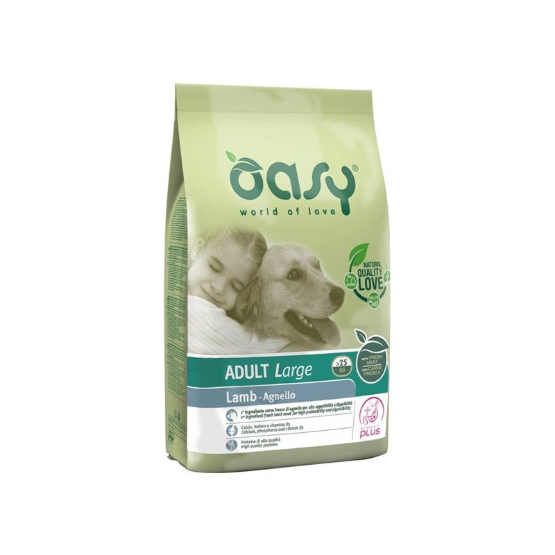 OASY Adult Large con Agnello 12 kg. OASY Adult Large con Agnello 12 kg.