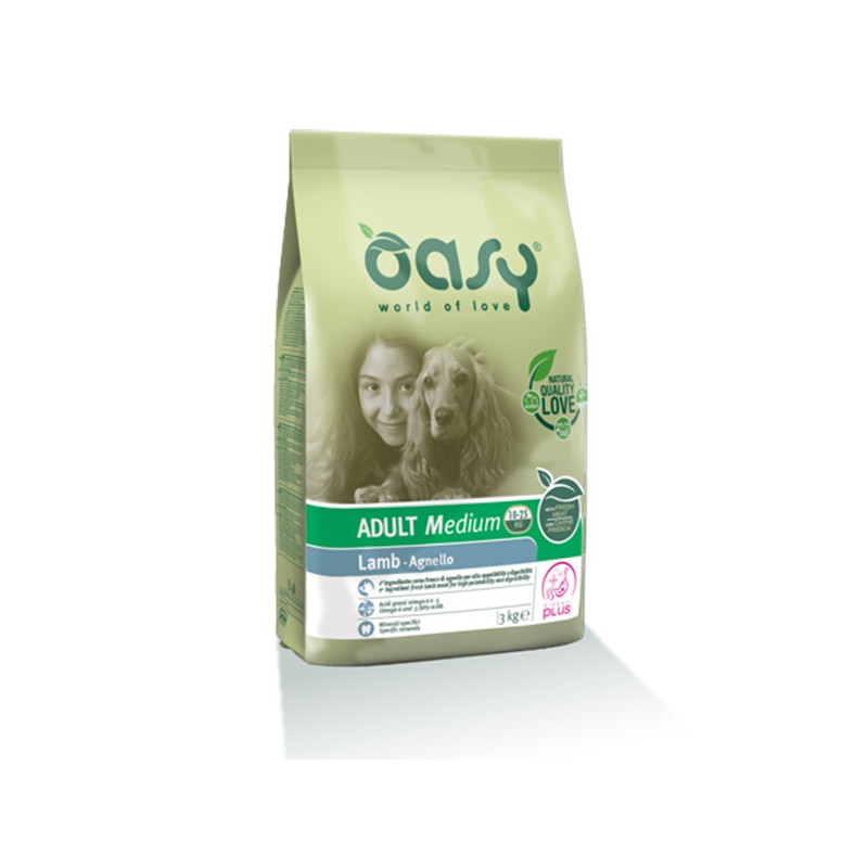 OASY Adult Medium with Lamb 3 kg.