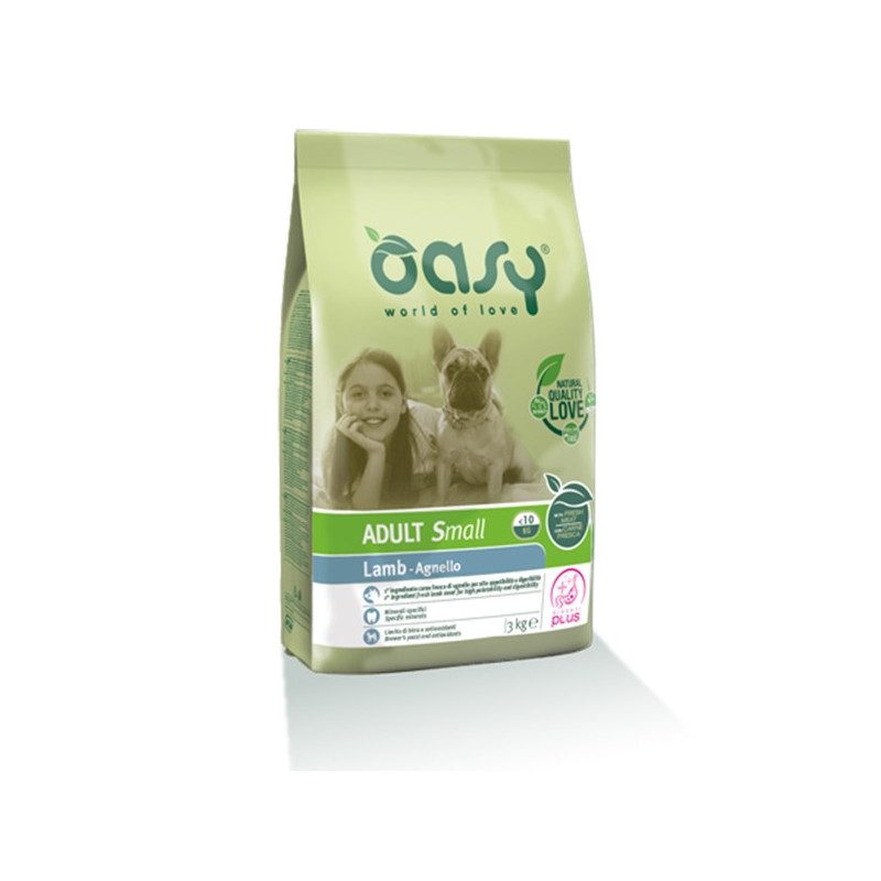 OASY Adult Small con Agnello 3 kg.