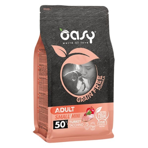 OASY Grain Free Adult Small & Mini with Turkey 2,5 kg.