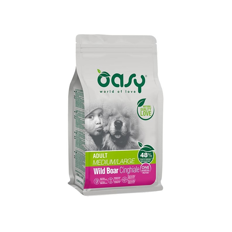 OASY One Animal Protein Adult Medium & Large mit Wildschwein 2,5 kg.