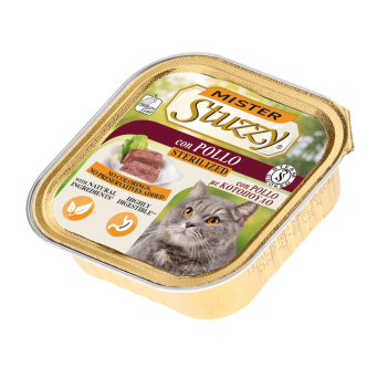 Mister Stuzzy Sterilisierte Katze mit Huhn 100 Gr.