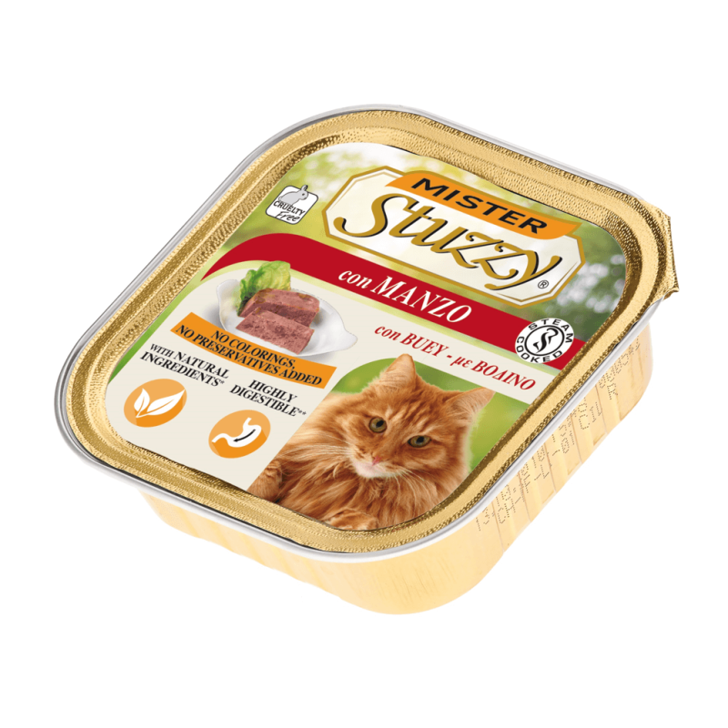 Mister Stuzzy Gatto con Manzo 100 Gr.
