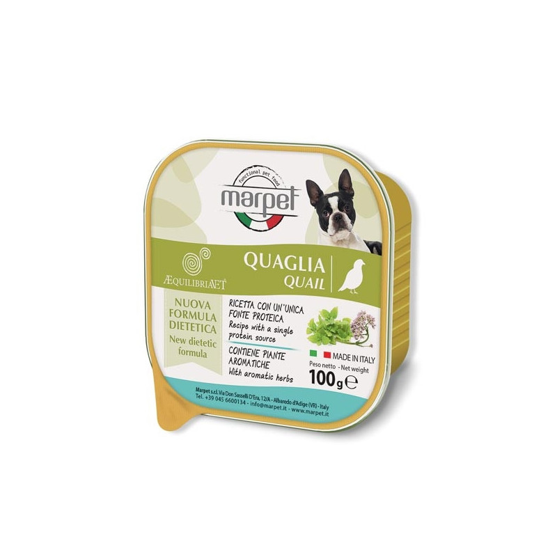 MARPET Equilibriavet Wachtel 100 gr. MARPET Equilibriavet Wachtel 100 gr.