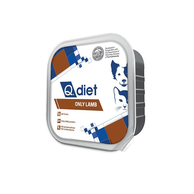 Q. VET Q Diet Only Agnello 150 gr.
