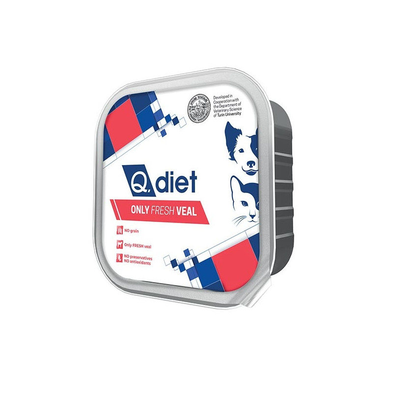 Q. VET Q Diet Only Vitello 150 gr.