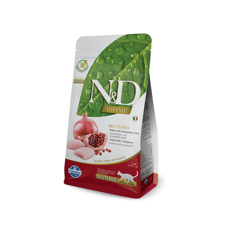 FARMINA n & d Prime Neutered Chicken Pomegranate 10 kg.