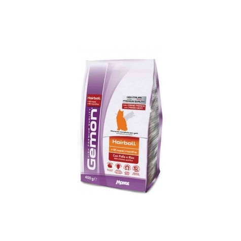 GEMON Gemon Cat Hairball con Pollo e Riso 400 gr. - 