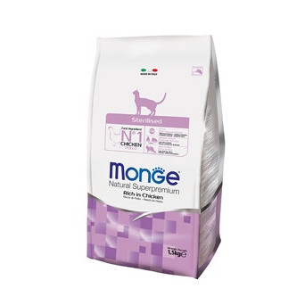 MONGE Natural Superpremium sterilisiert reich an Huhn 10 kg.