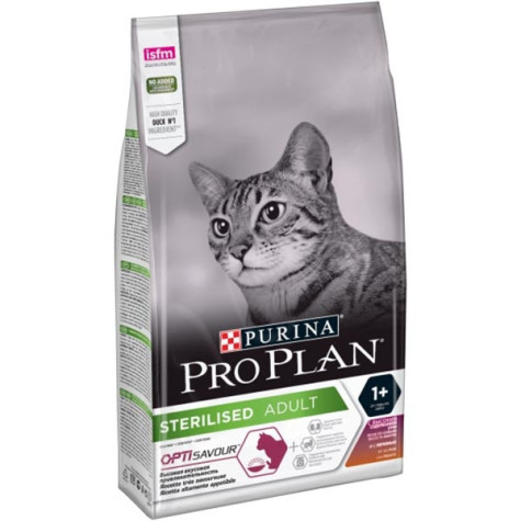 PURINA Pro Plan Sterilised Adult Optisavour mit Ente und Leber 10 kg.