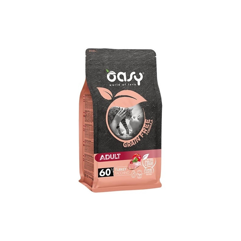 OASY Grain Free Adult con Tacchino 1,50 kg.