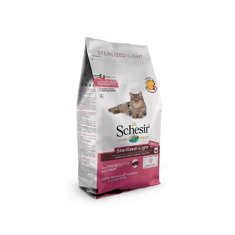 SCHESIR Sterilized & Light con Prosciutto 400 gr.