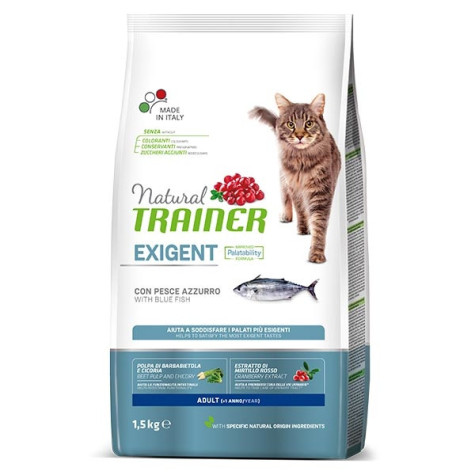 TRAINER Natural Cat Exigent Adult mit Blaufisch 1,5 kg.
