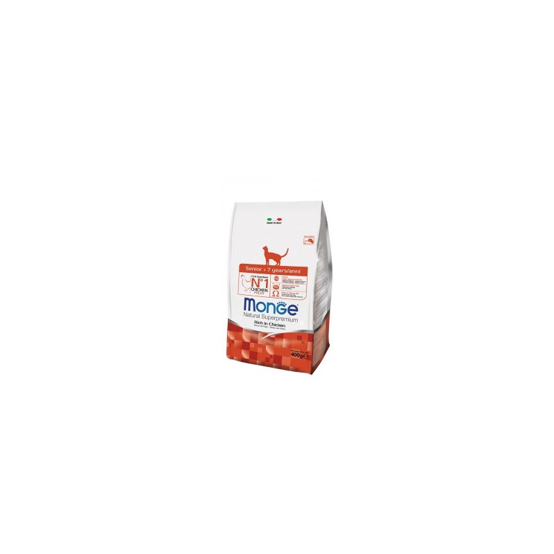 MONGE Natural Superpremium Senior Rich in Chicken 400 gr.