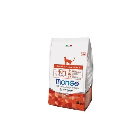MONGE Natural Superpremium Senior Rich in Chicken 400 gr.