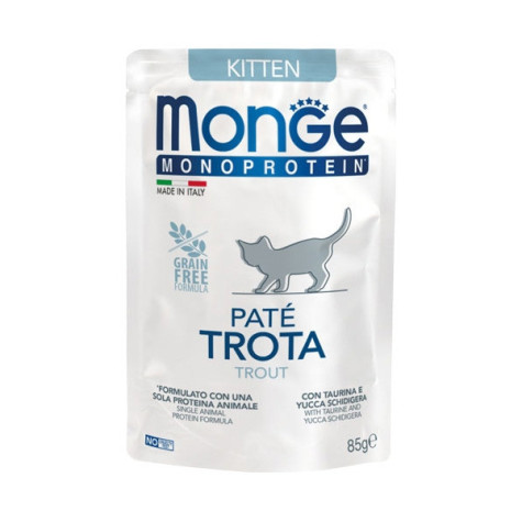 MONGE Natural Superpremium Monoprotein Kitten Forelle 85 gr.