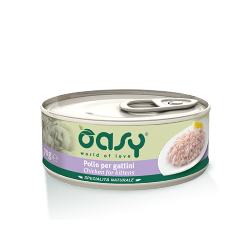 OASY Specialità Naturale Pollo per Gattini 70 gr.