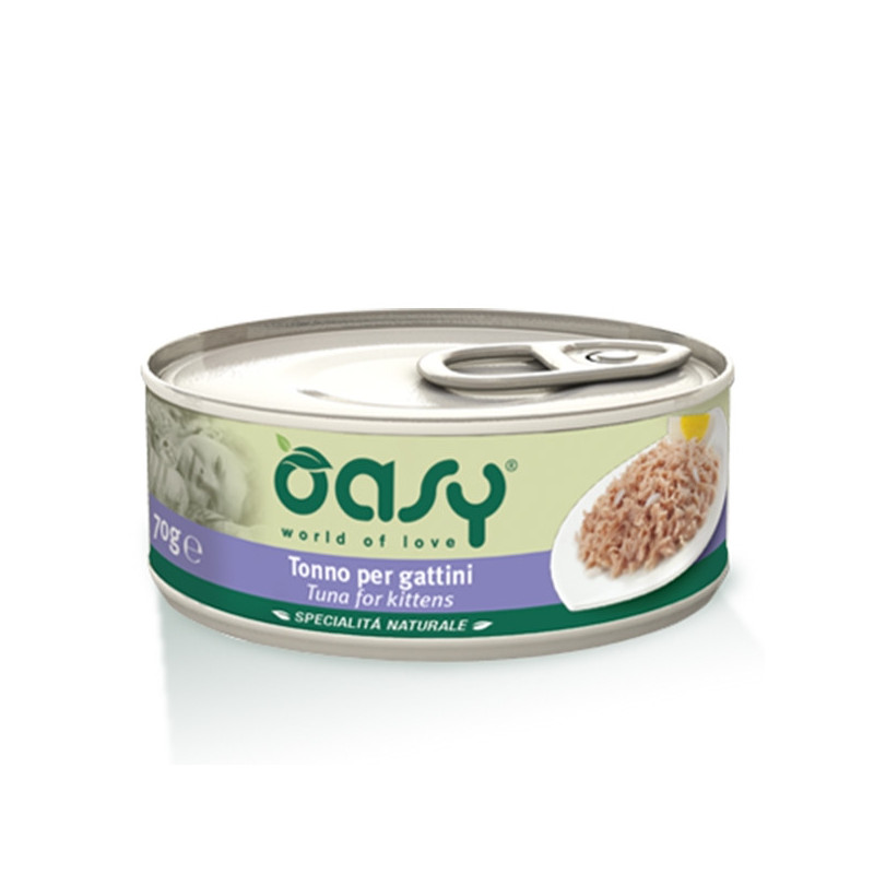 OASY Specialità Naturale Tonno per Gattini 70 gr.