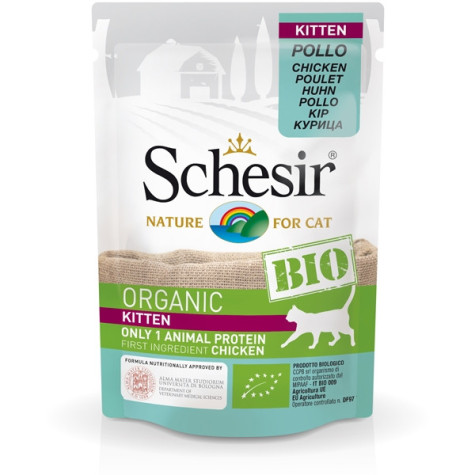 SCHESIR Bio Bio Kätzchen Huhn 85 gr.