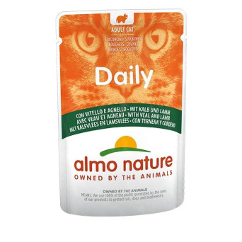 ALMO NATURE Daily Menu with Veal and Lamb 70 gr.