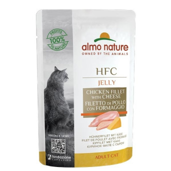 ALMO NATURE HFC Jelly Fillet of Chicken and Cheese 55 gr.