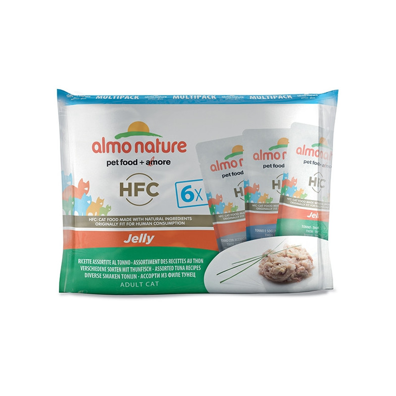 ALMO NATURE HFC Jelly Multipack Ricette Assortite al Tonno 55 gr. ALMO NATURE HFC Jelly Multipack Ricette Assortite al Tonno 55 gr.