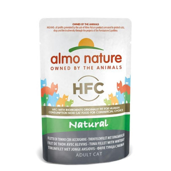 ALMO NATURE HFC Natürliches Filet von Thunfisch und Sardellen 55 gr.
