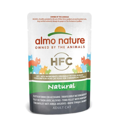 ALMO NATURE HFC Natürliches Filet von Thunfisch und Sardellen 55 gr.