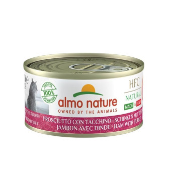 ALMO NATURE HFC Natural Made in Italy Schinken mit Pute 70 gr.