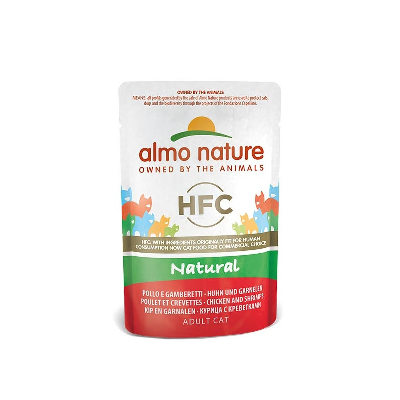 ALMO NATURE HFC Natural Chicken mit Shrimps 55 gr. ALMO NATURE HFC Natural Chicken mit Shrimps 55 gr.