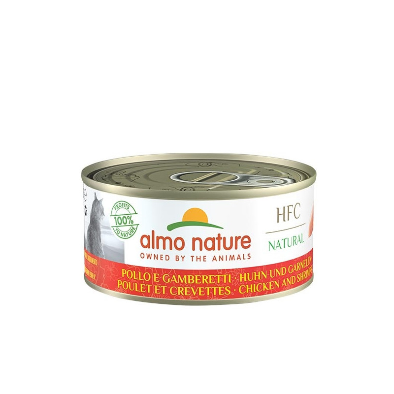 ALMO NATURE HFC Natürliches Huhn und Garnelen 150 gr. ALMO NATURE HFC Natürliches Huhn und Garnelen 150 gr.