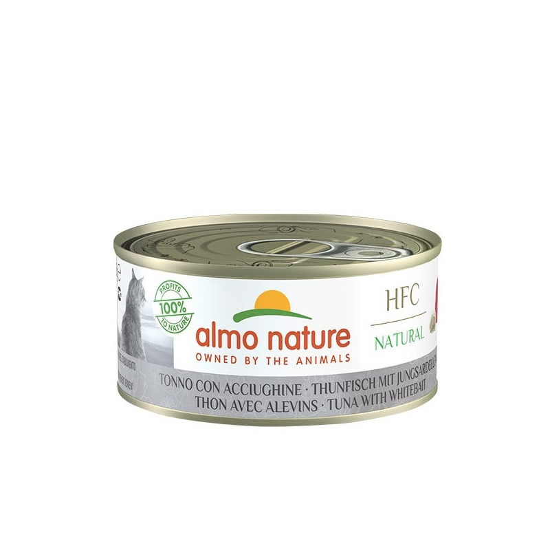 ALMO NATURE HFC Natürlicher Thunfisch mit Sardellen 150 gr.