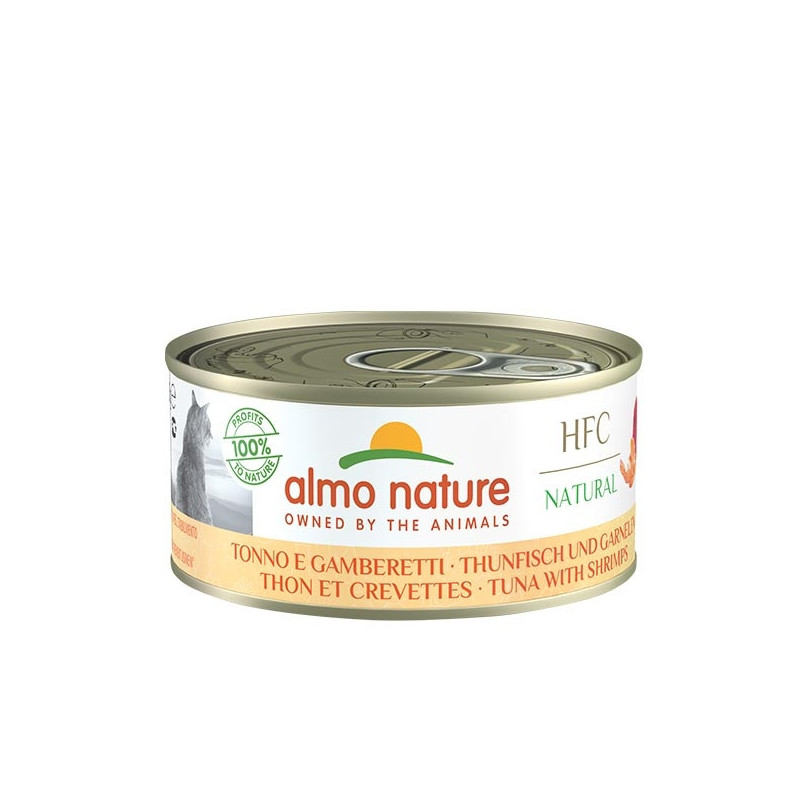 Almo Nature Gatto HFC Natural Tuna and Shrimp 150 gr.