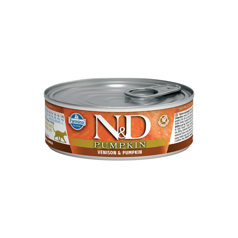 FARMINA N&D PUMPKIN con Cervo e Zucca 80 gr.