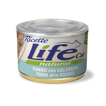 LIFE PET CARE Life Cat Rezepte Thunfisch mit Tintenfisch und grünen Bohnen 150 gr.